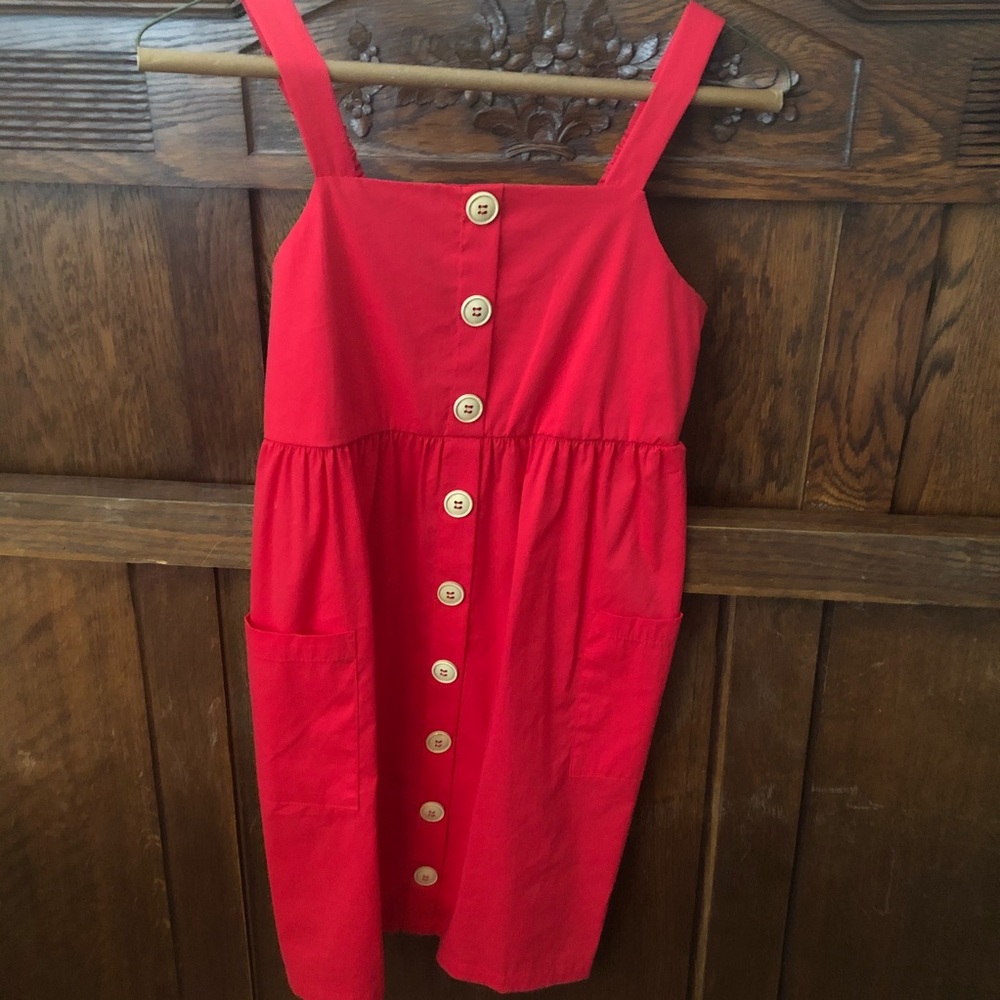 Red Sundress with Pockets